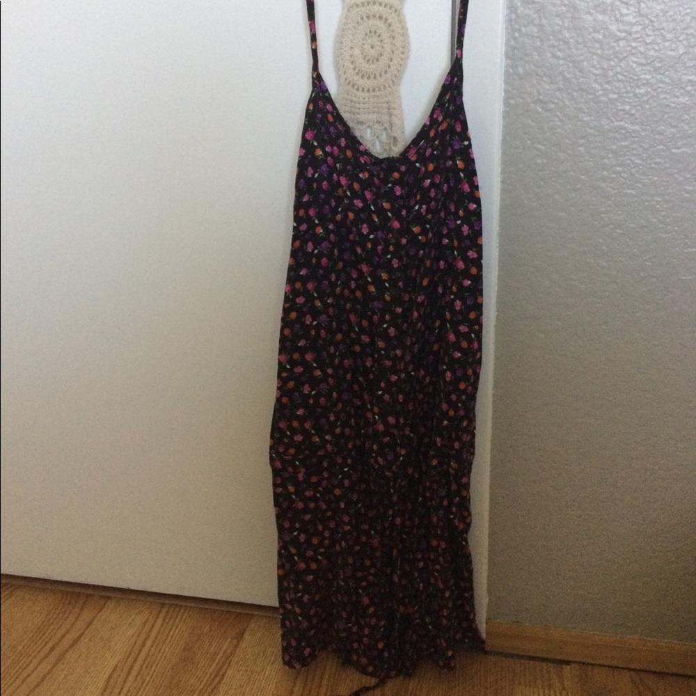 Black Floral Romper